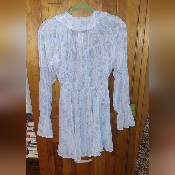 UO Kimchi Blue Lonie Smocked Mini Dress - Picture 8 of 10